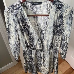 ZARA animal print dress